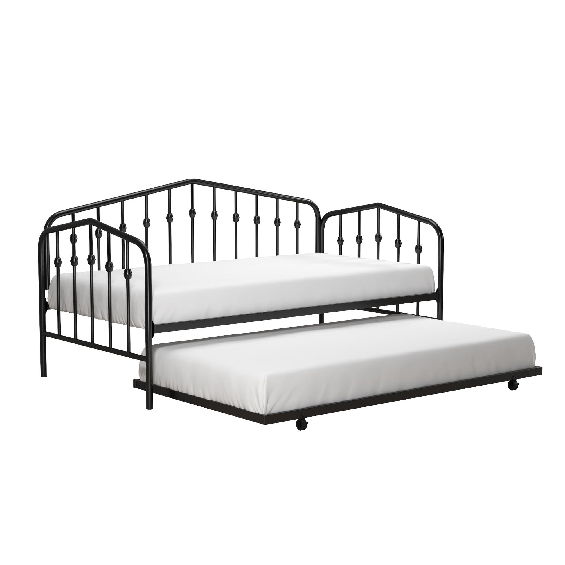 Bushwick Metal Daybed & Trundle - Black - Twin