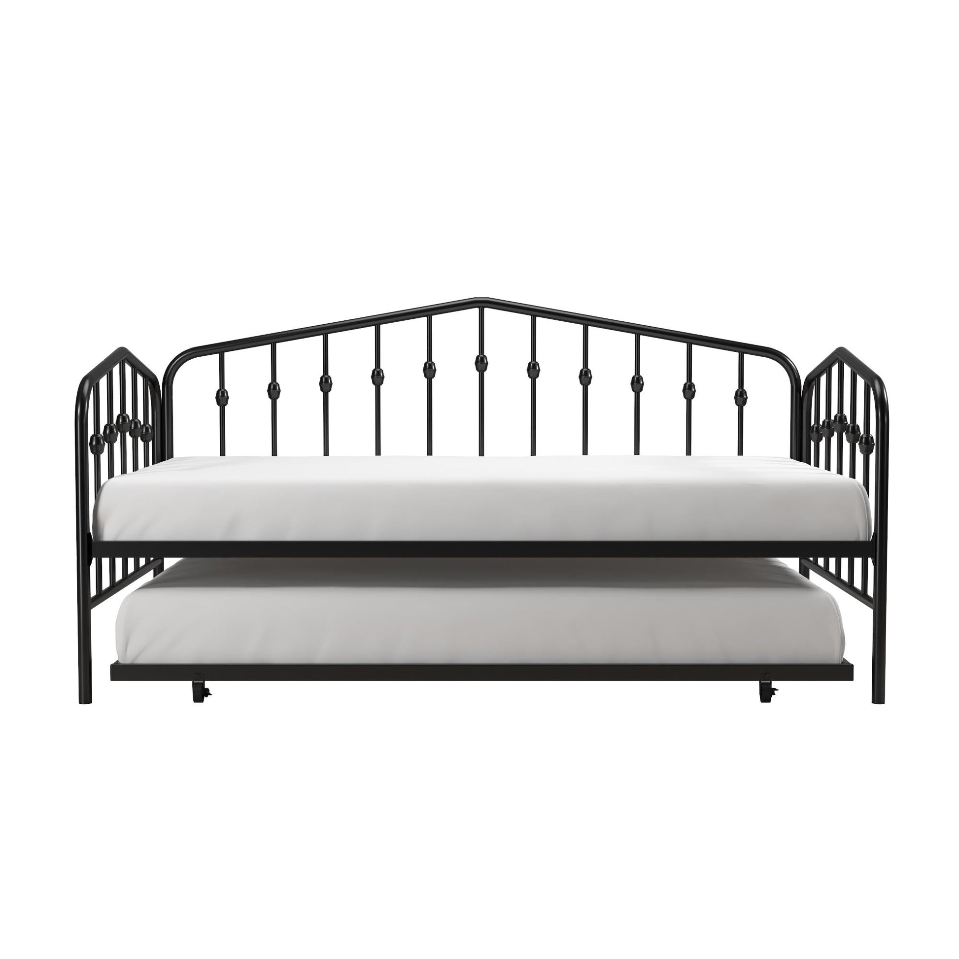 Bushwick Metal Daybed & Trundle - Black - Twin