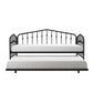 Bushwick Metal Daybed & Trundle - Black - Twin