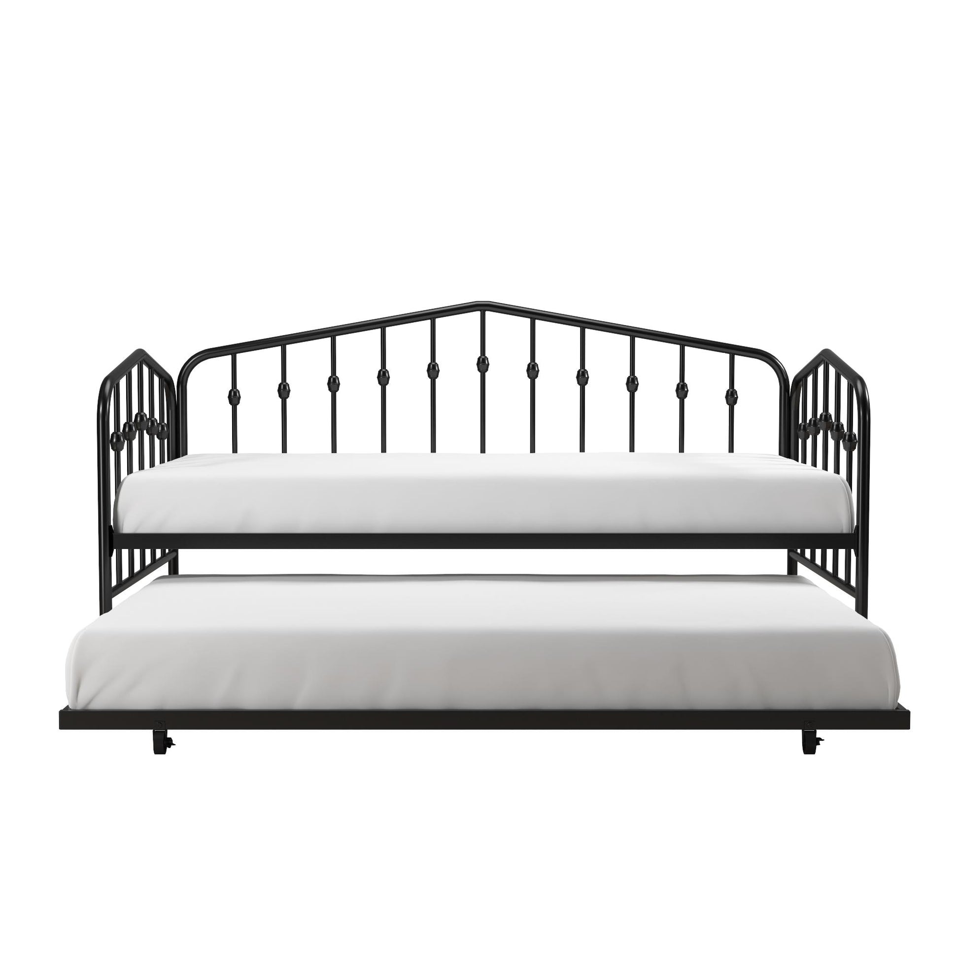 Bushwick Metal Daybed & Trundle - Black - Twin