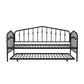 Bushwick Metal Daybed & Trundle - Black - Twin