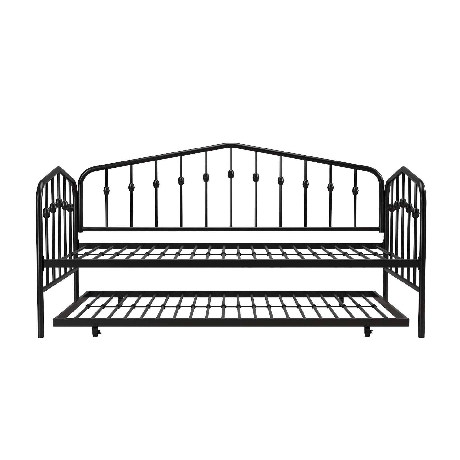 Bushwick Metal Daybed & Trundle - Black - Twin