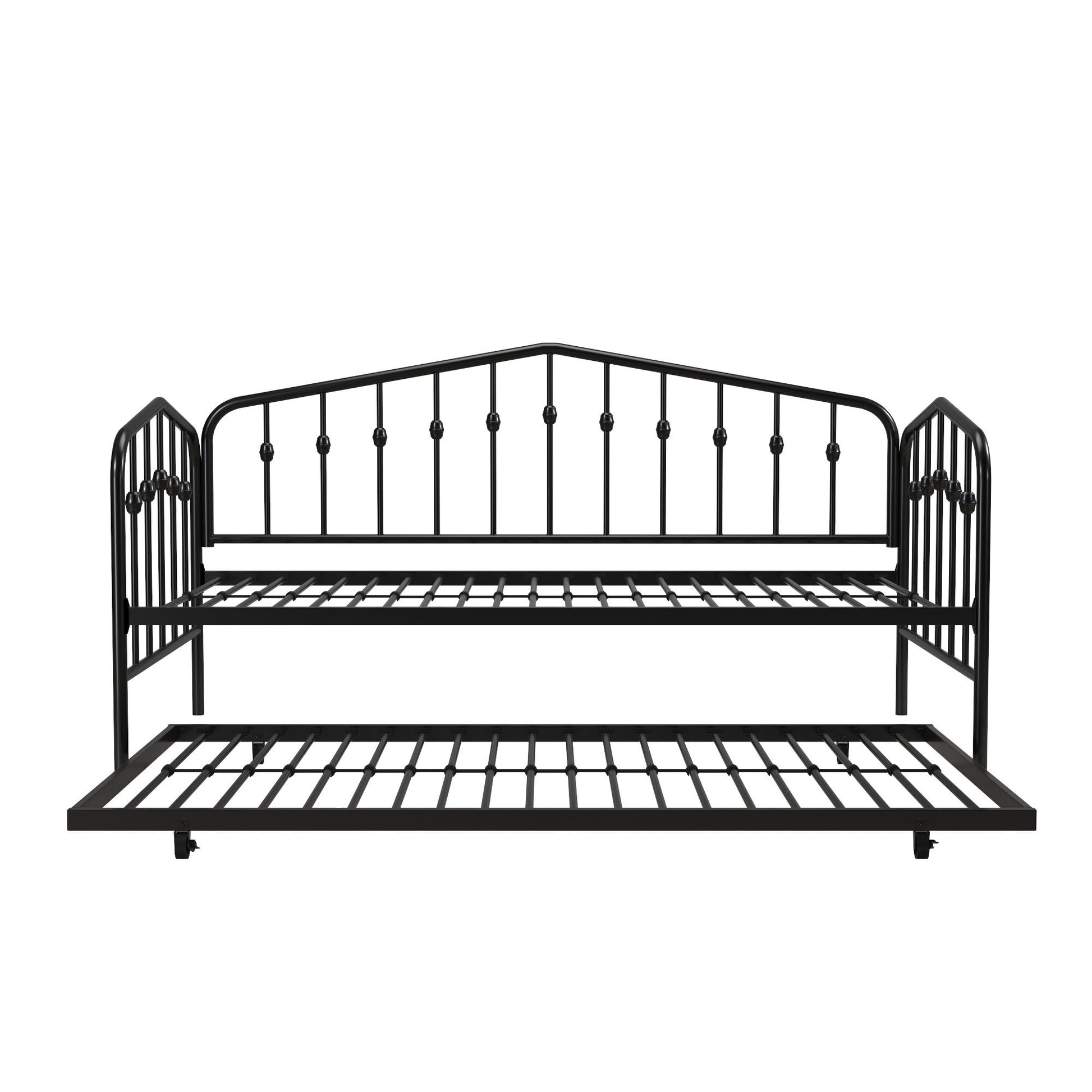 Bushwick Metal Daybed & Trundle - Black - Twin