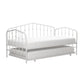 Bushwick Metal Daybed & Trundle - White - Twin