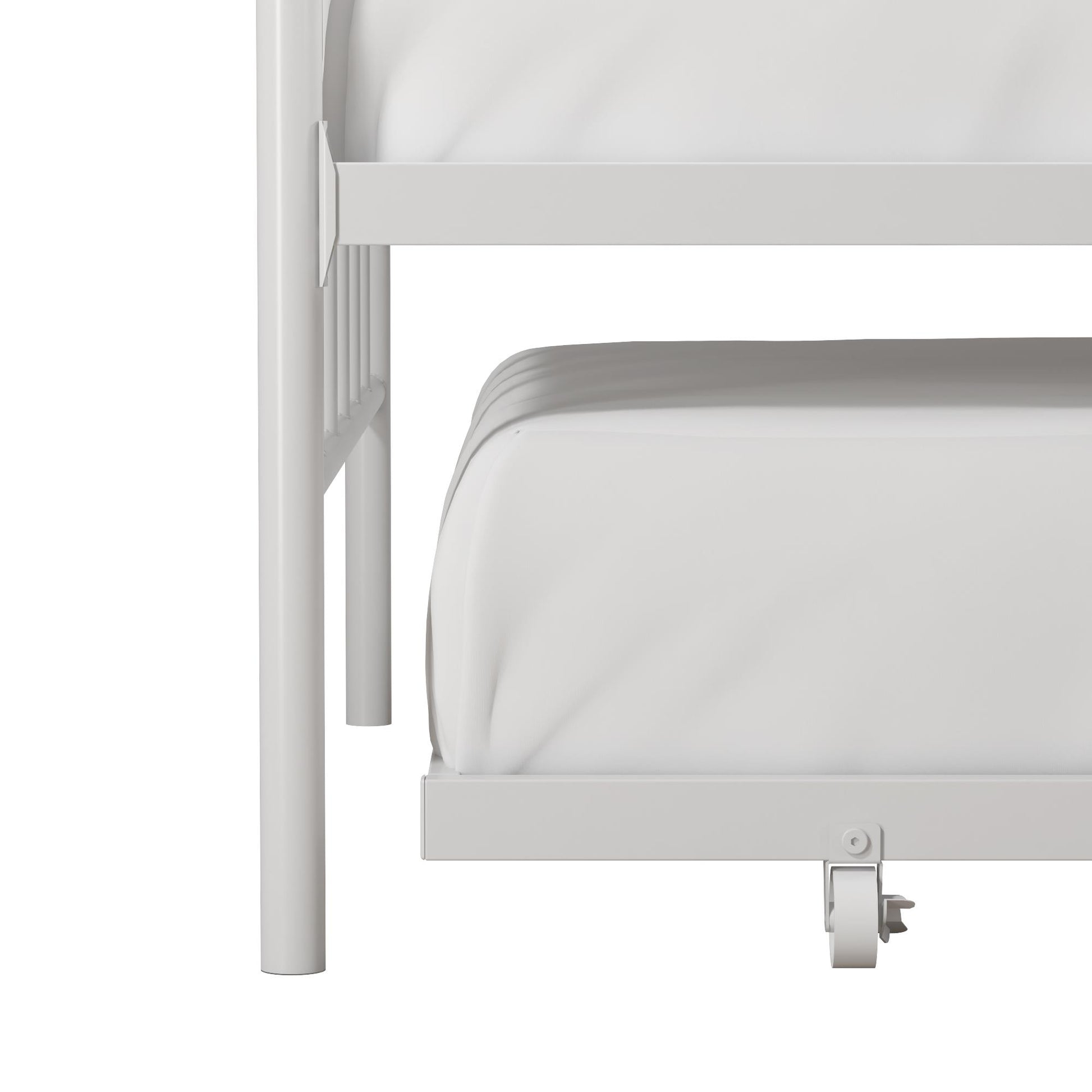 Bushwick Metal Daybed & Trundle - White - Twin
