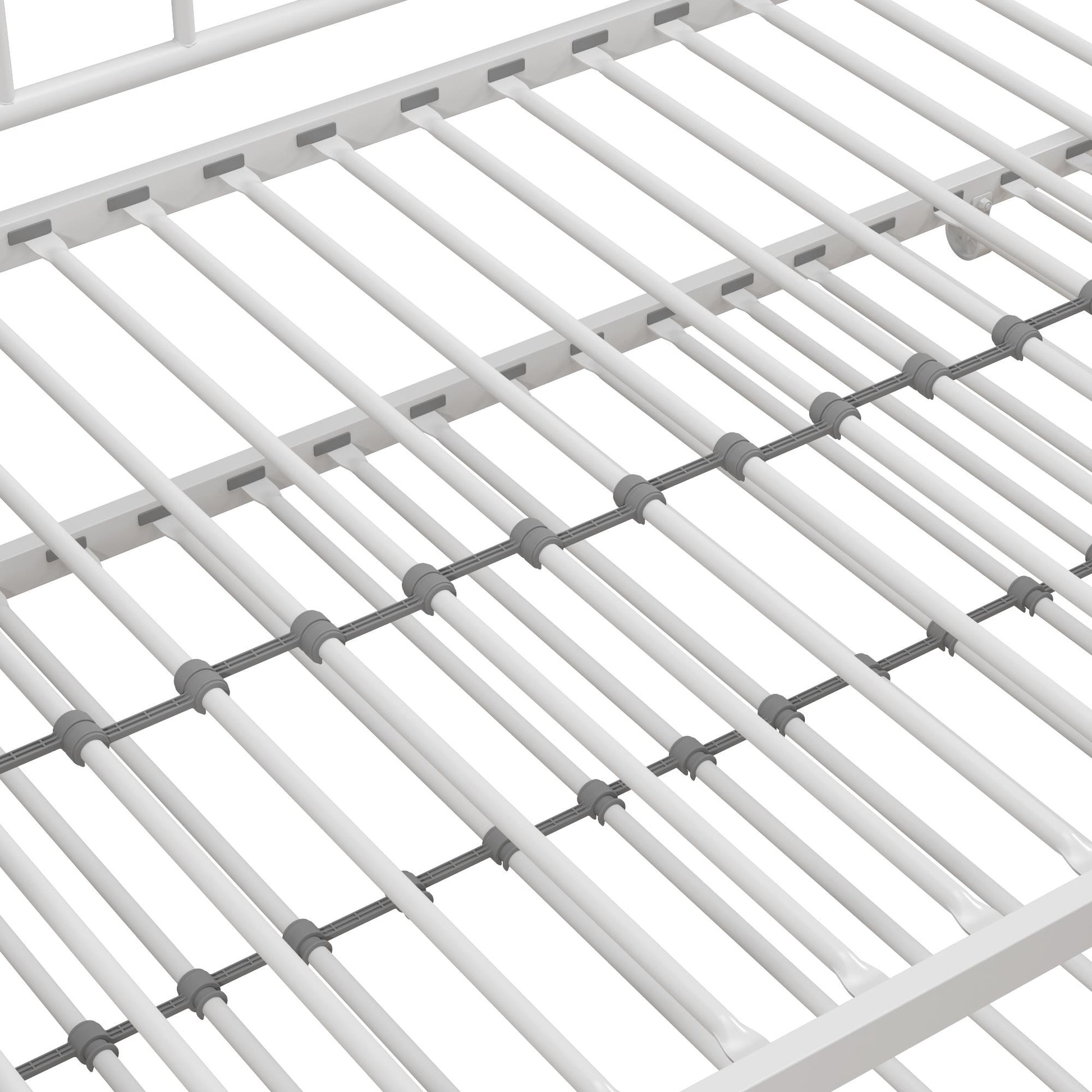 Bushwick Metal Daybed & Trundle - White - Twin