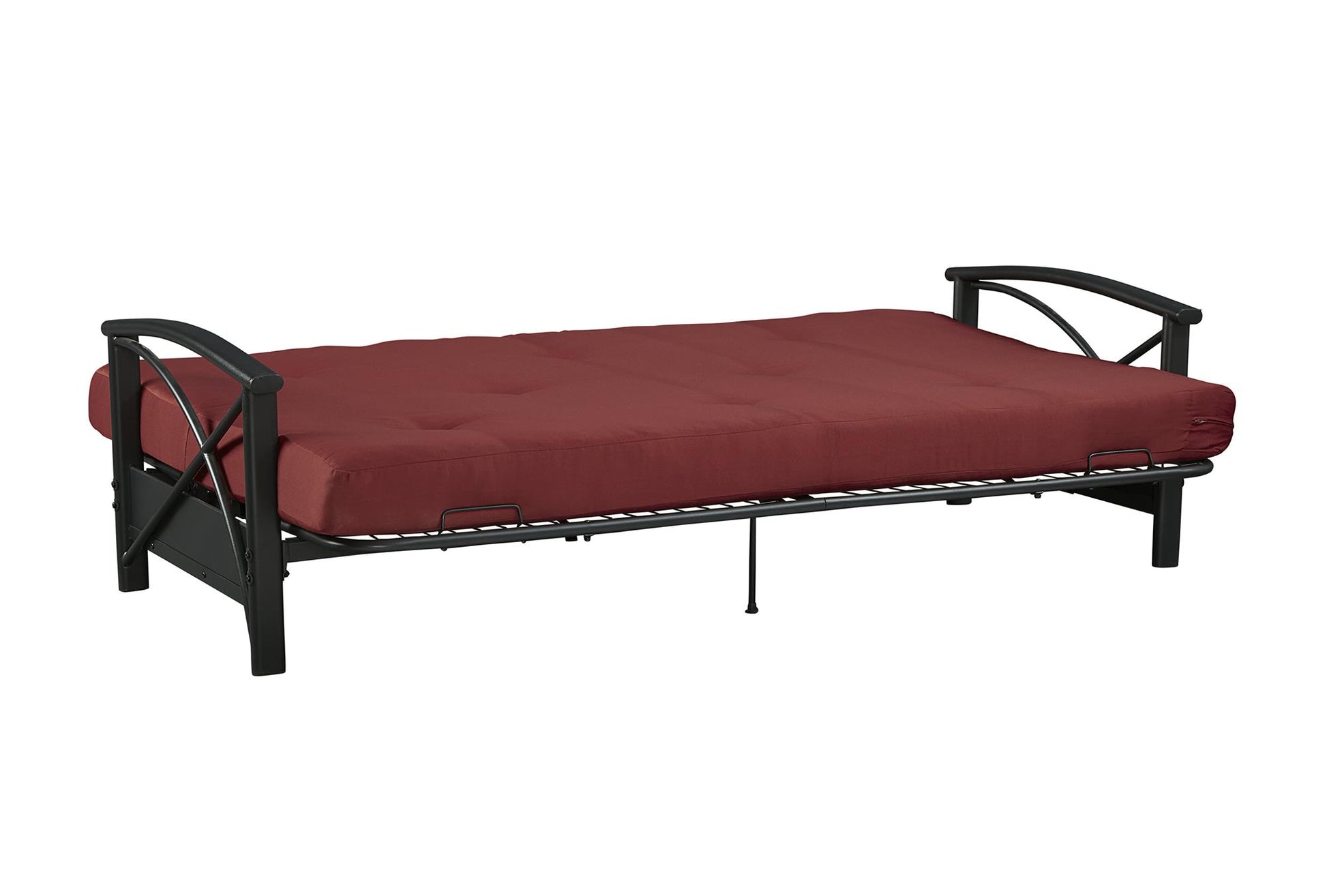 Carson 6 Inch Thermobonded High Density Polyester Fill Futon Mattress - Ruby Red - Full