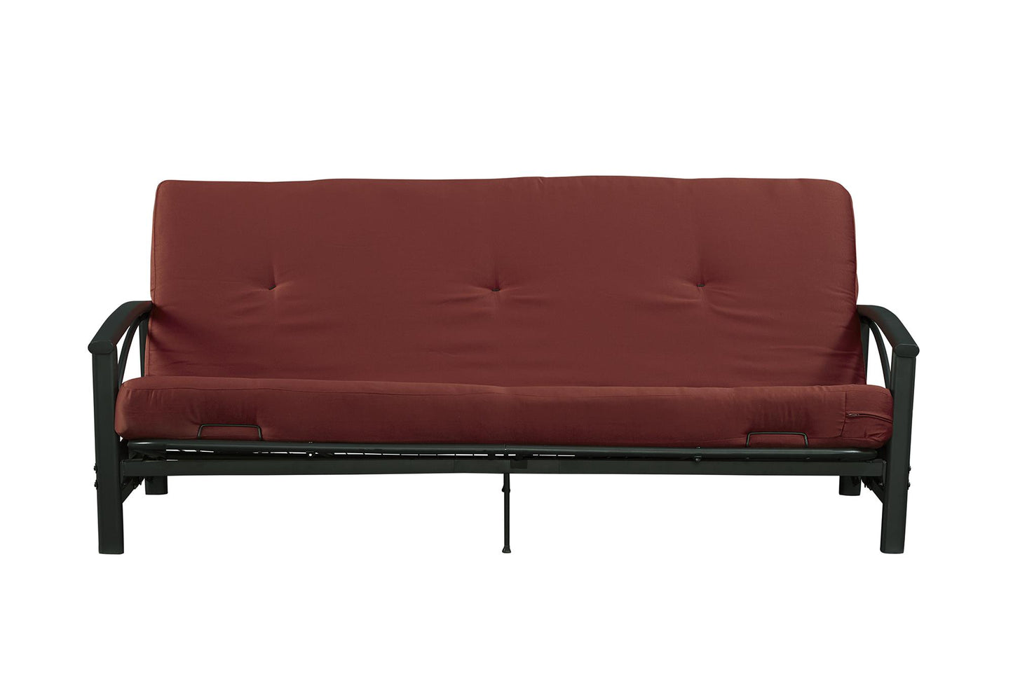 Carson 6 Inch Thermobonded High Density Polyester Fill Futon Mattress - Ruby Red - Full