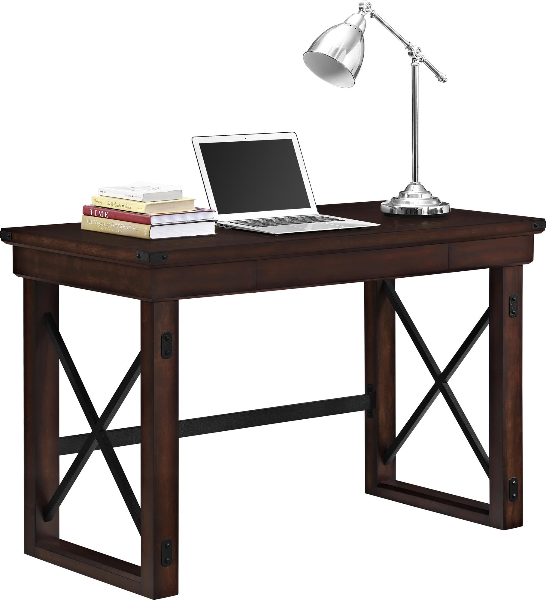 Wildwood Wood Veneer Computer Desk with Storage Drawer - Espresso
