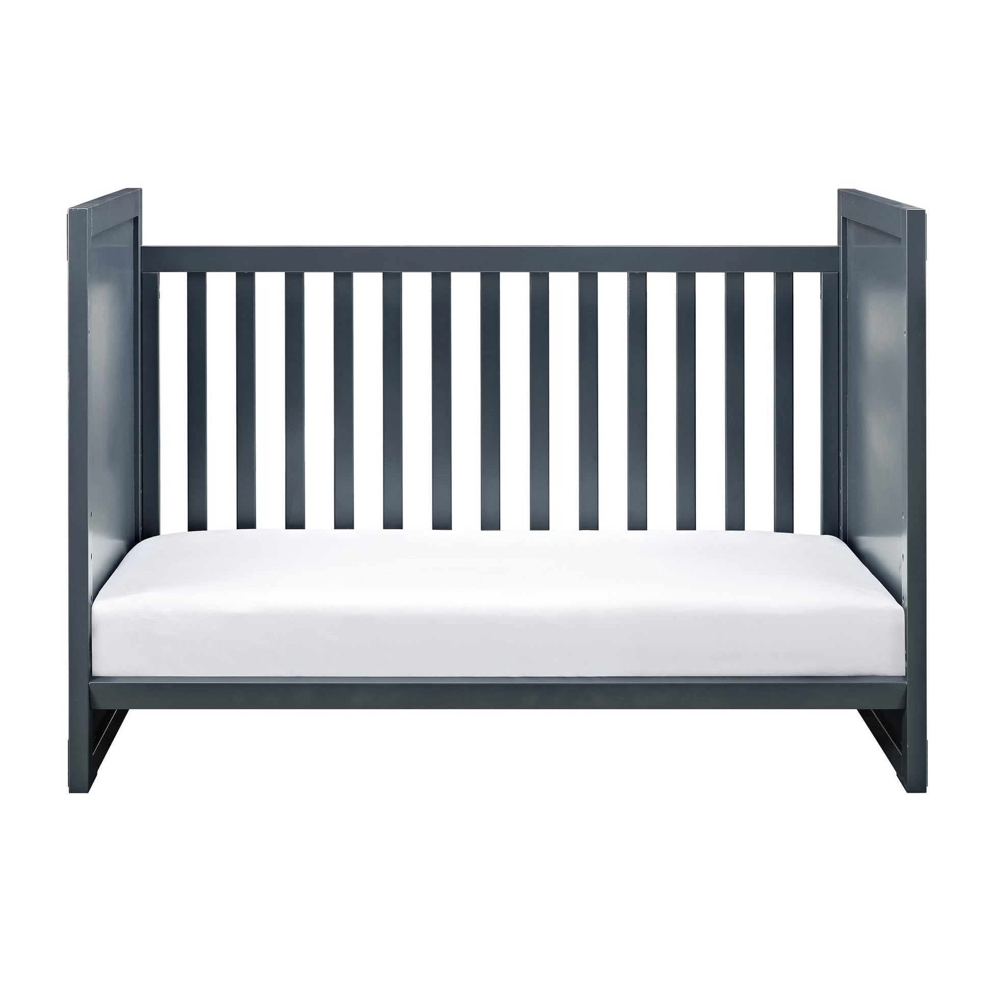 Miles 2 in 1 Convertible Crib with 4 Adjustable Mattress Positions - Graphite Blue
