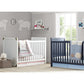 Miles 2 in 1 Convertible Crib with 4 Adjustable Mattress Positions - Graphite Blue
