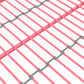 Full over Full Bunk Bed with Sturdy Metal Frame and Simple Design - Pink - Full-Over-Full