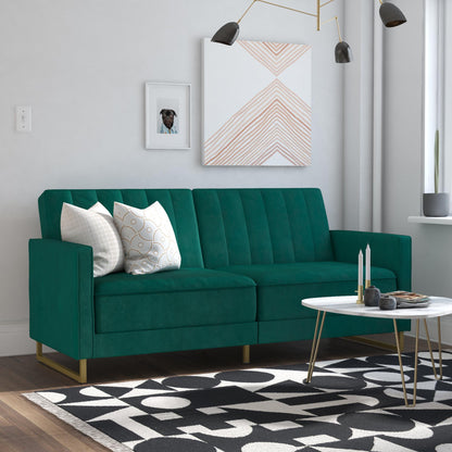 Skylar Coil Futon - Green