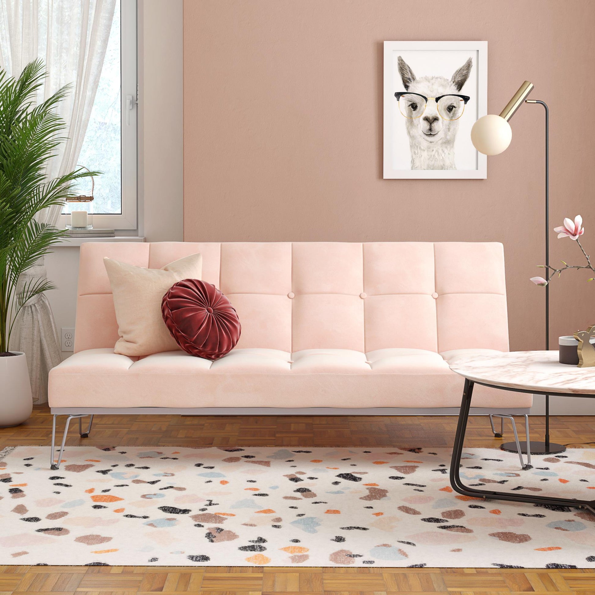 Elle Futon - Pink