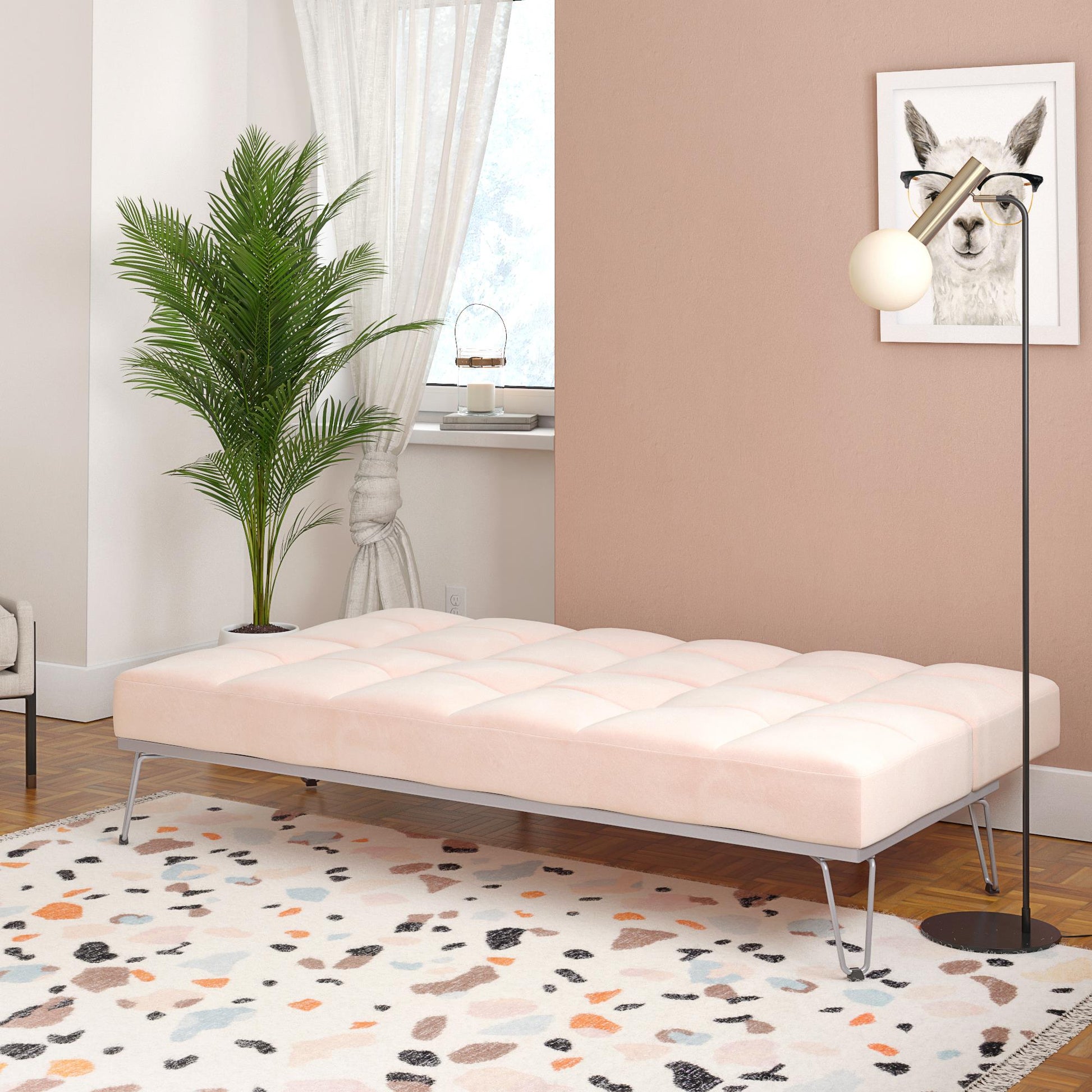Elle Futon - Pink