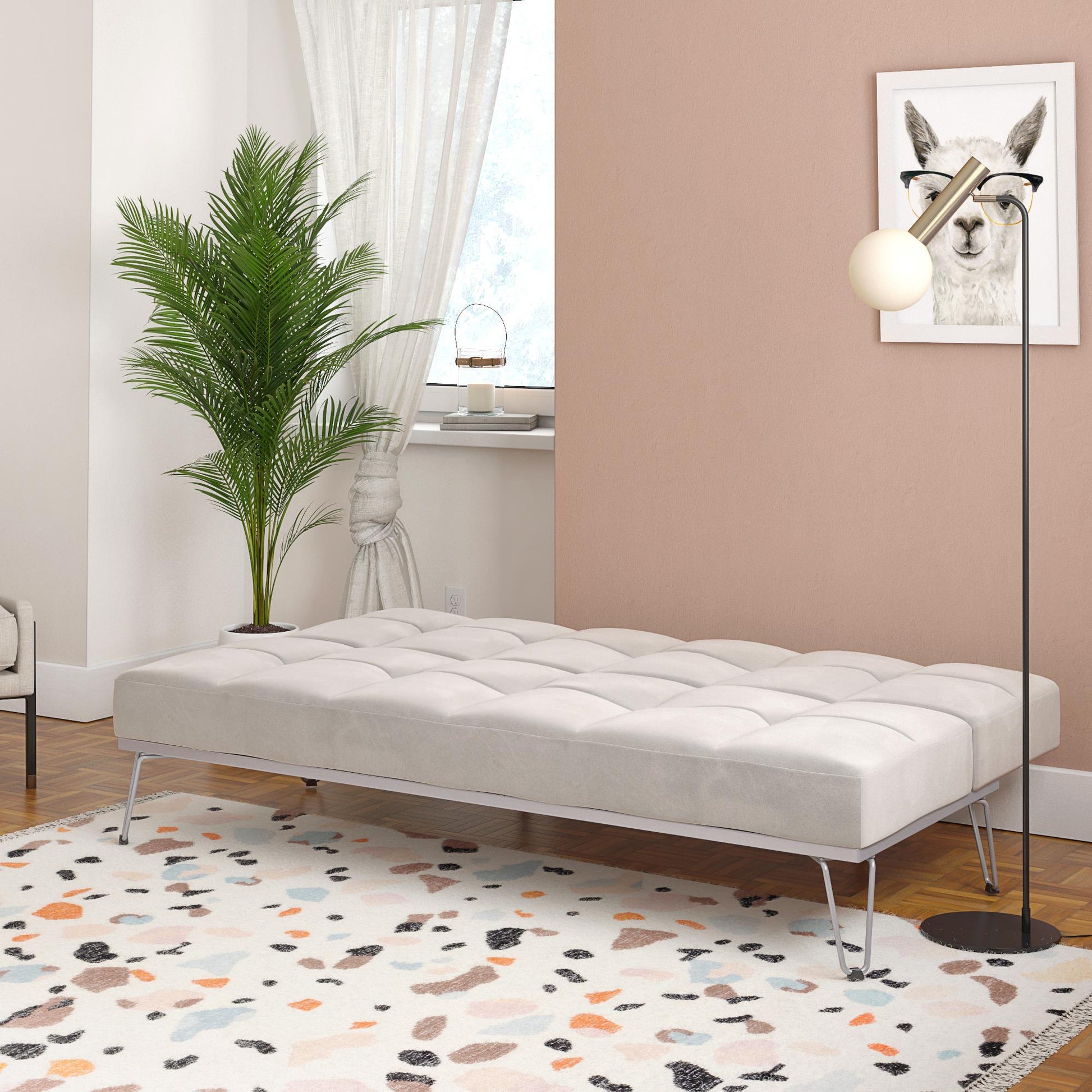 Elle Futon - Gray