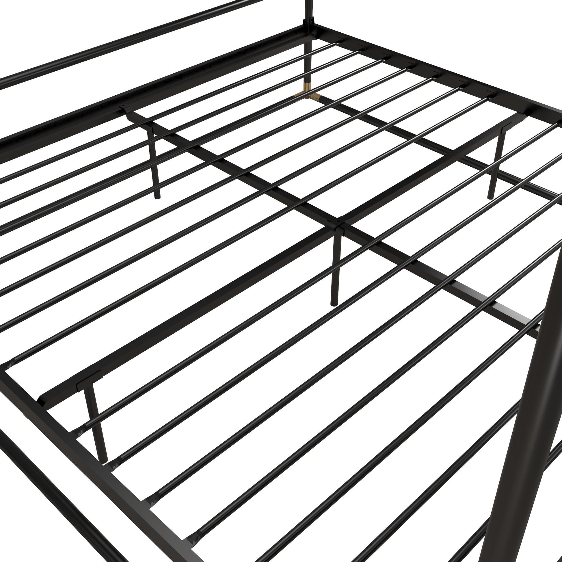 Celeste Canopy Metal Bed - Black - King