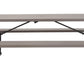 Outdoor 6 Foot Folding Picnic Table, Comfortably Seats 8 People - Taupe