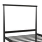 Calixa Modern Metal Bed with Multiple Height Adjustment Options - Black - Twin