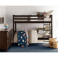 Dylan Wooden Twin over Twin Bunk Bed with Wood Slats - White