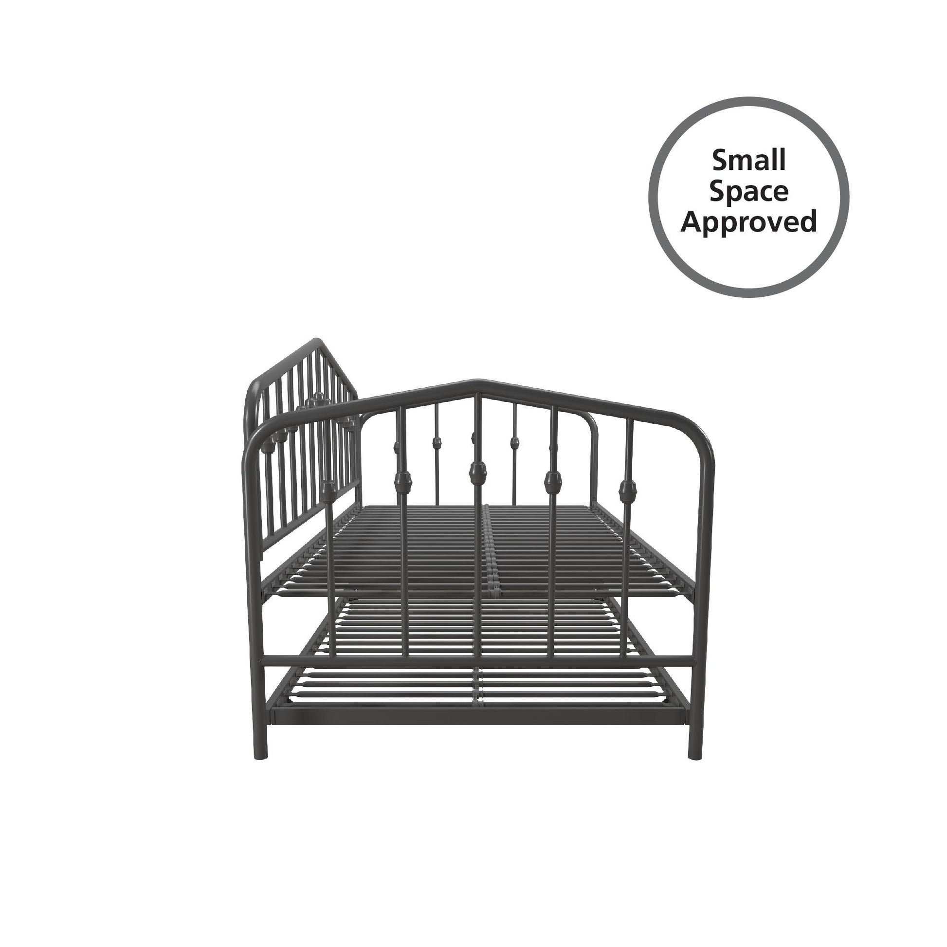 Bushwick Metal Daybed & Trundle - Gray - Twin