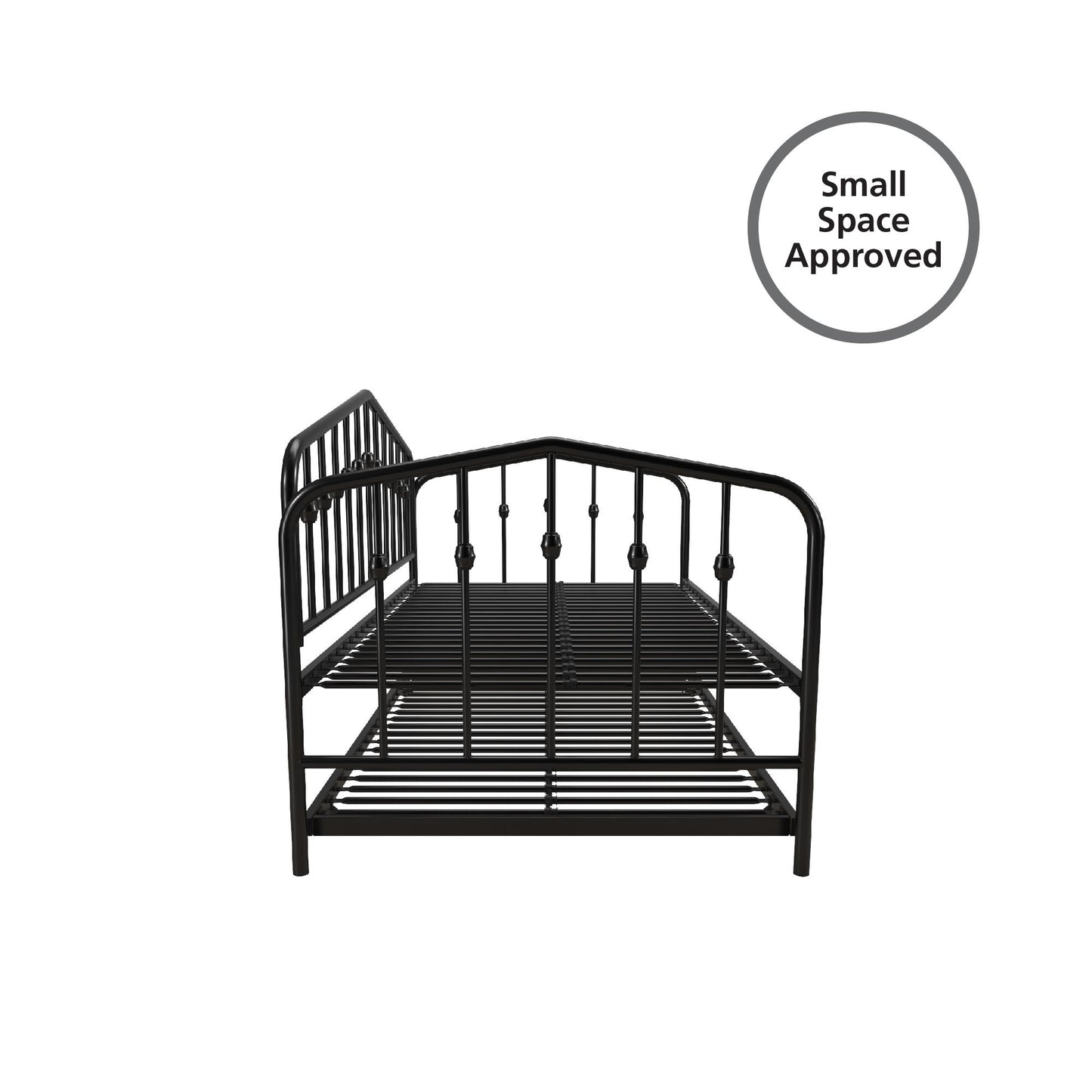 Bushwick Metal Daybed & Trundle - Black - Twin