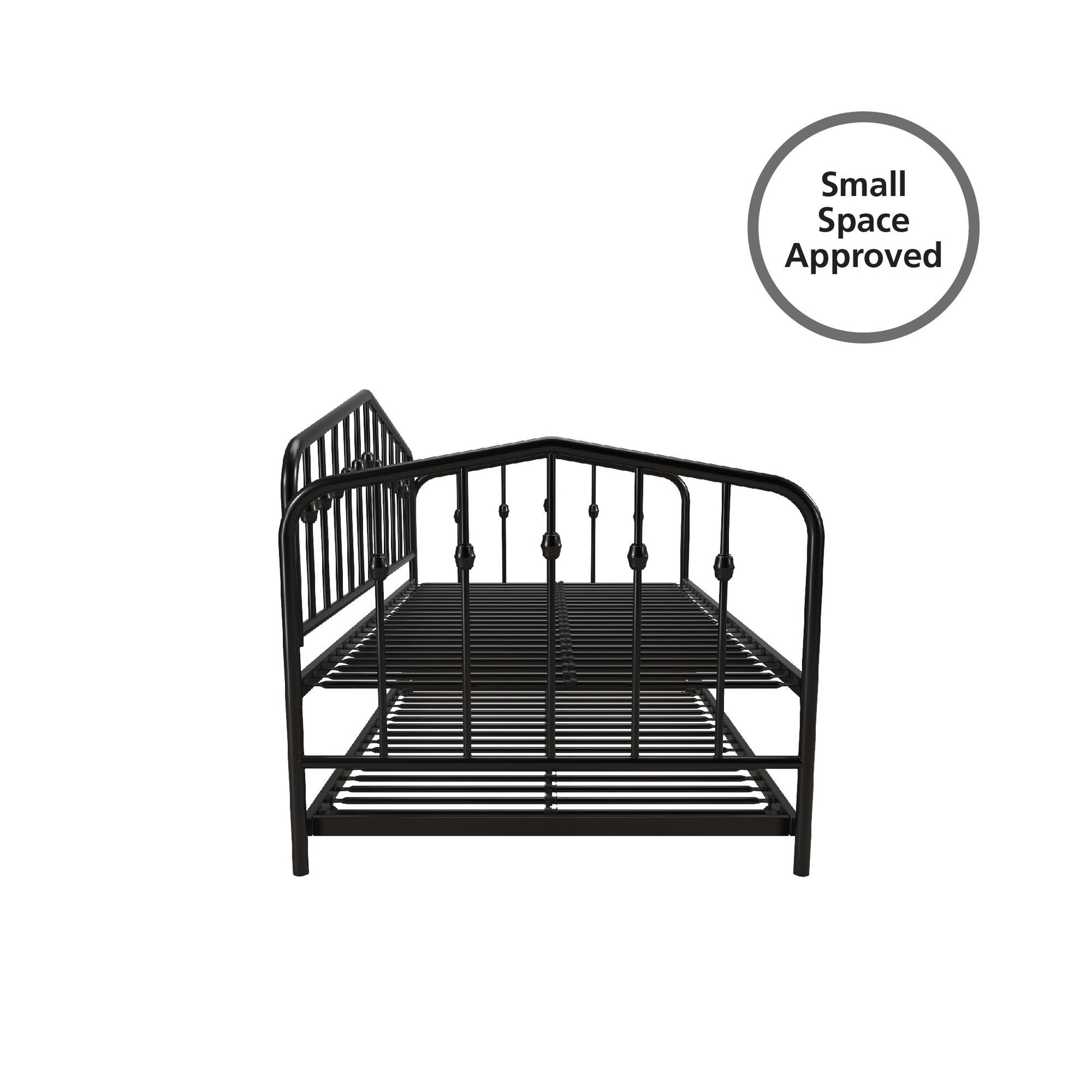 Bushwick Metal Daybed & Trundle - Black - Twin