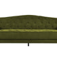 Novogratz Vintage Tufted Sofa Sleeper II, Green Velvet - Green