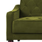 Novogratz Vintage Tufted Sofa Sleeper II, Green Velvet - Green