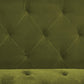 Novogratz Vintage Tufted Sofa Sleeper II, Green Velvet - Green