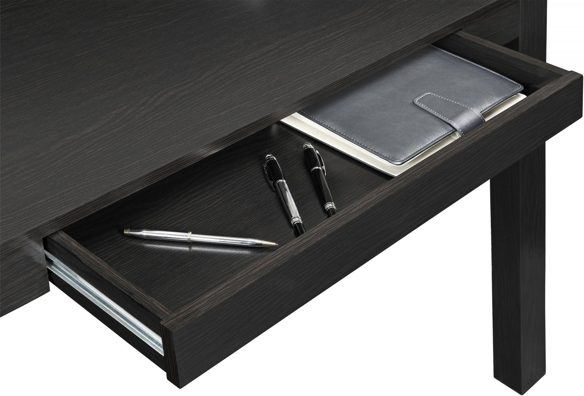 Parsons Minimalistic Desk with Drawer - Espresso
