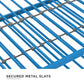Bright Pop Metal Daybed with Trundle - Teal - Twin