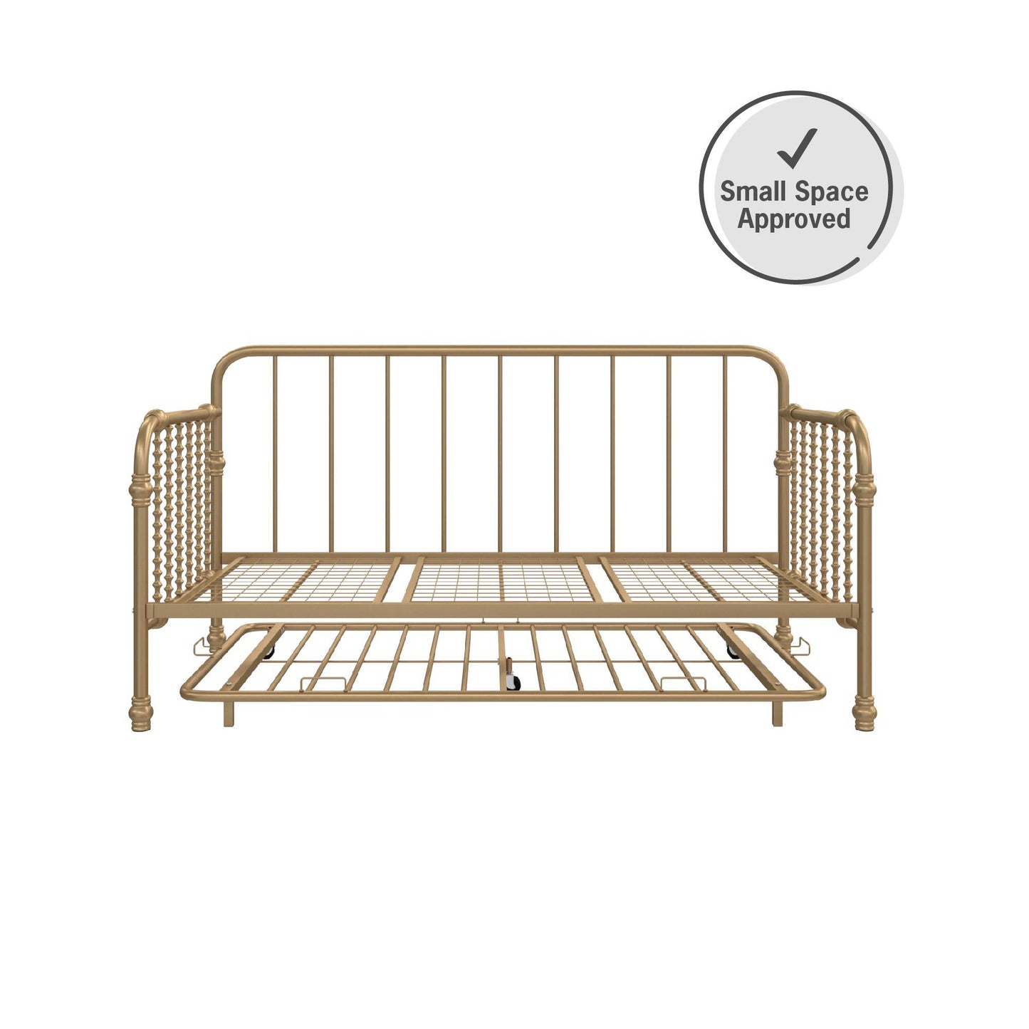 Monarch Hill Wren Metal Daybed and Trundle Set - Gold - Twin