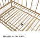 Monarch Hill Wren Metal Daybed and Trundle Set - Gold - Twin