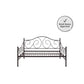 Victoria Metal Daybed with 15 Inch Clearance for Storage - Bronze - Full
