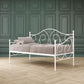Victoria Metal Daybed with 15 Inch Clearance for Storage - White - Twin
