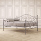 Victoria Metal Daybed with 15 Inch Clearance for Storage - Pewter - Full