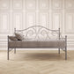 Victoria Metal Daybed with 15 Inch Clearance for Storage - Pewter - Full