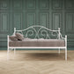 Victoria Metal Daybed with 15 Inch Clearance for Storage - White - Full