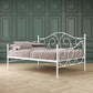 Victoria Metal Daybed with 15 Inch Clearance for Storage - White - Full