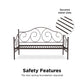 Victoria Metal Daybed with 15 Inch Clearance for Storage - Bronze - Twin