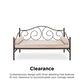 Victoria Metal Daybed with 15 Inch Clearance for Storage - Bronze - Twin