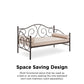 Victoria Metal Daybed with 15 Inch Clearance for Storage - Bronze - Twin