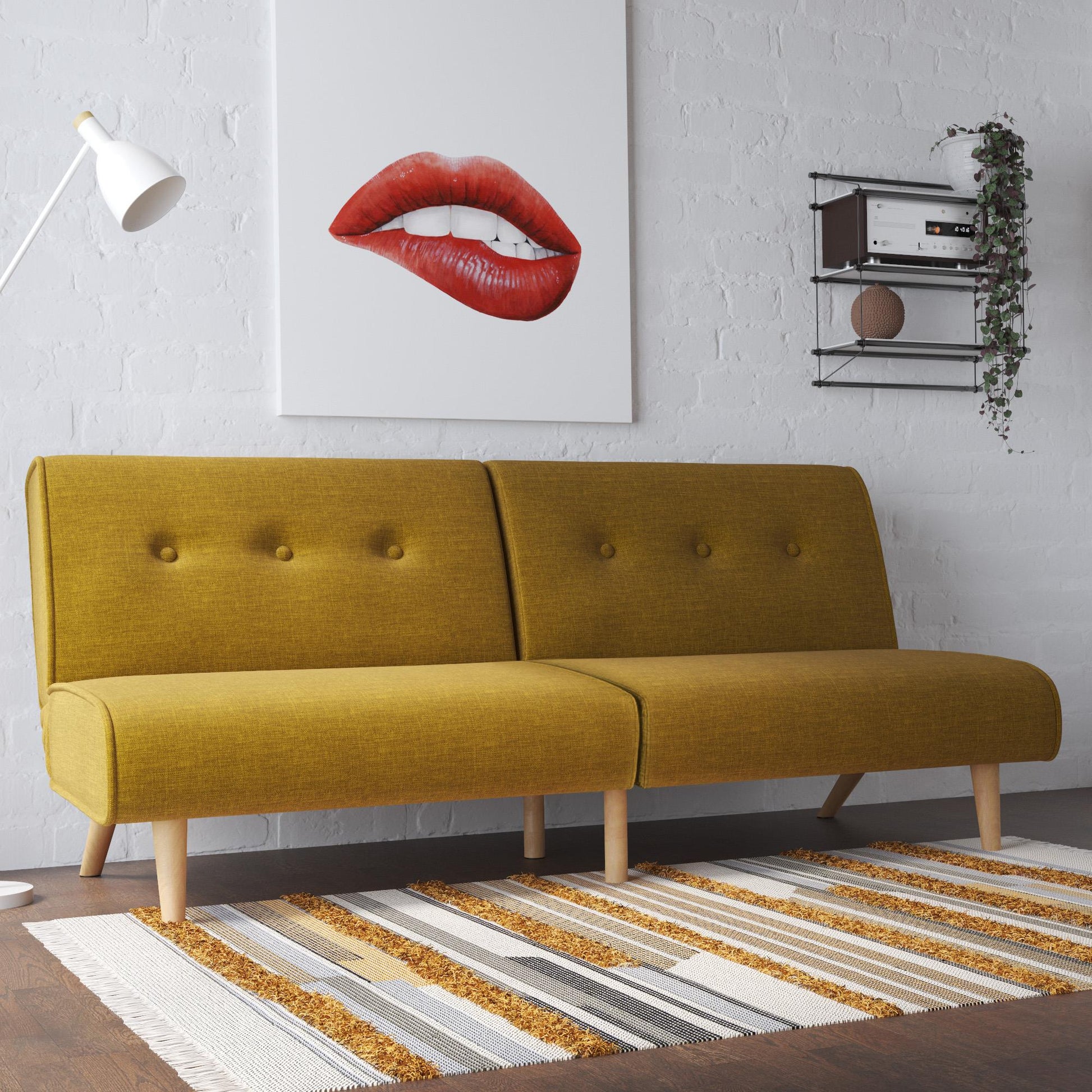 Palm Springs Split Futon - Orange
