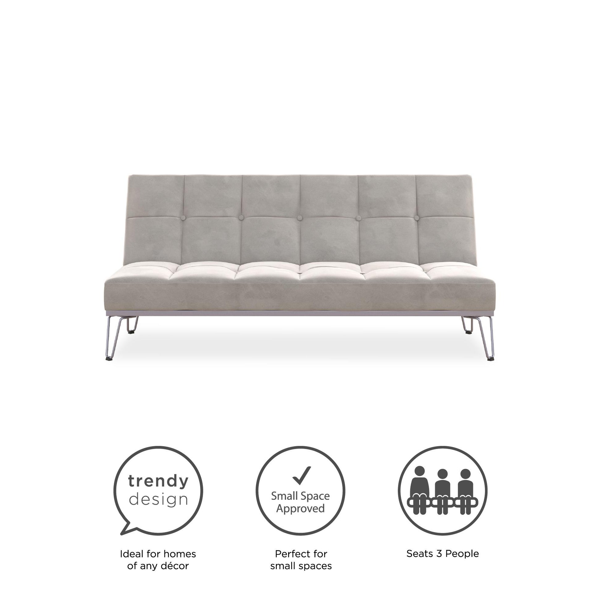 Elle Futon - Gray