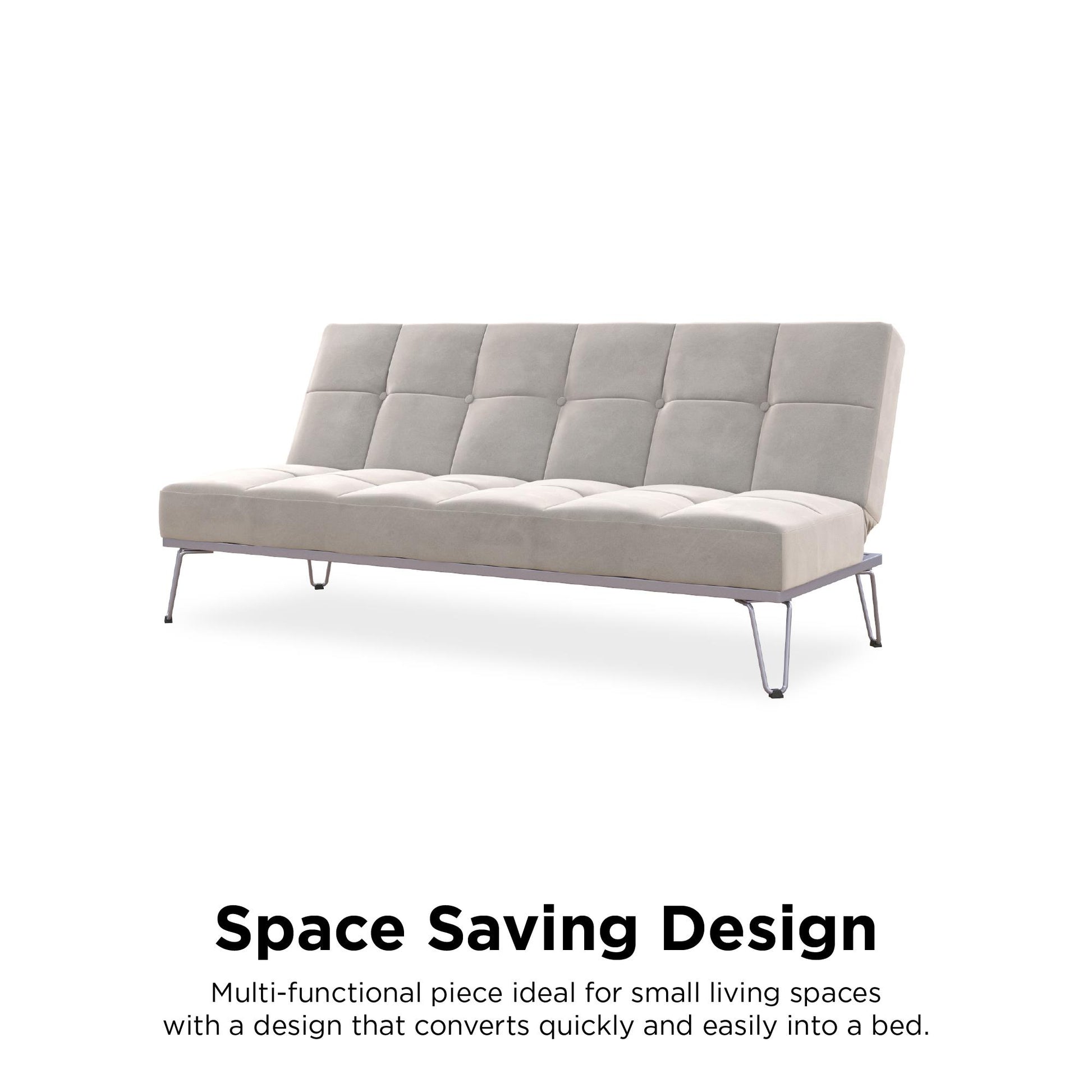 Elle Futon - Gray