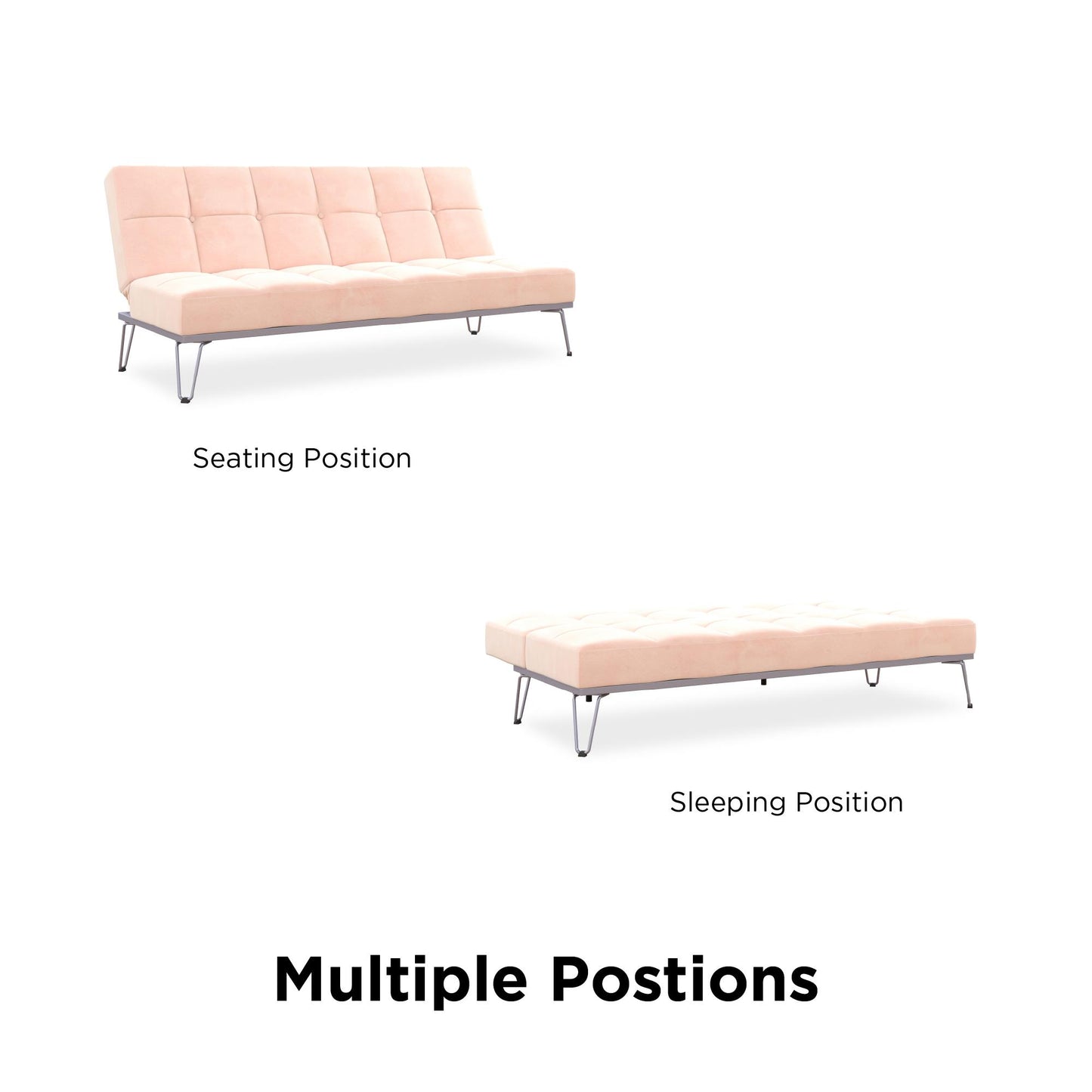 Elle Futon - Pink