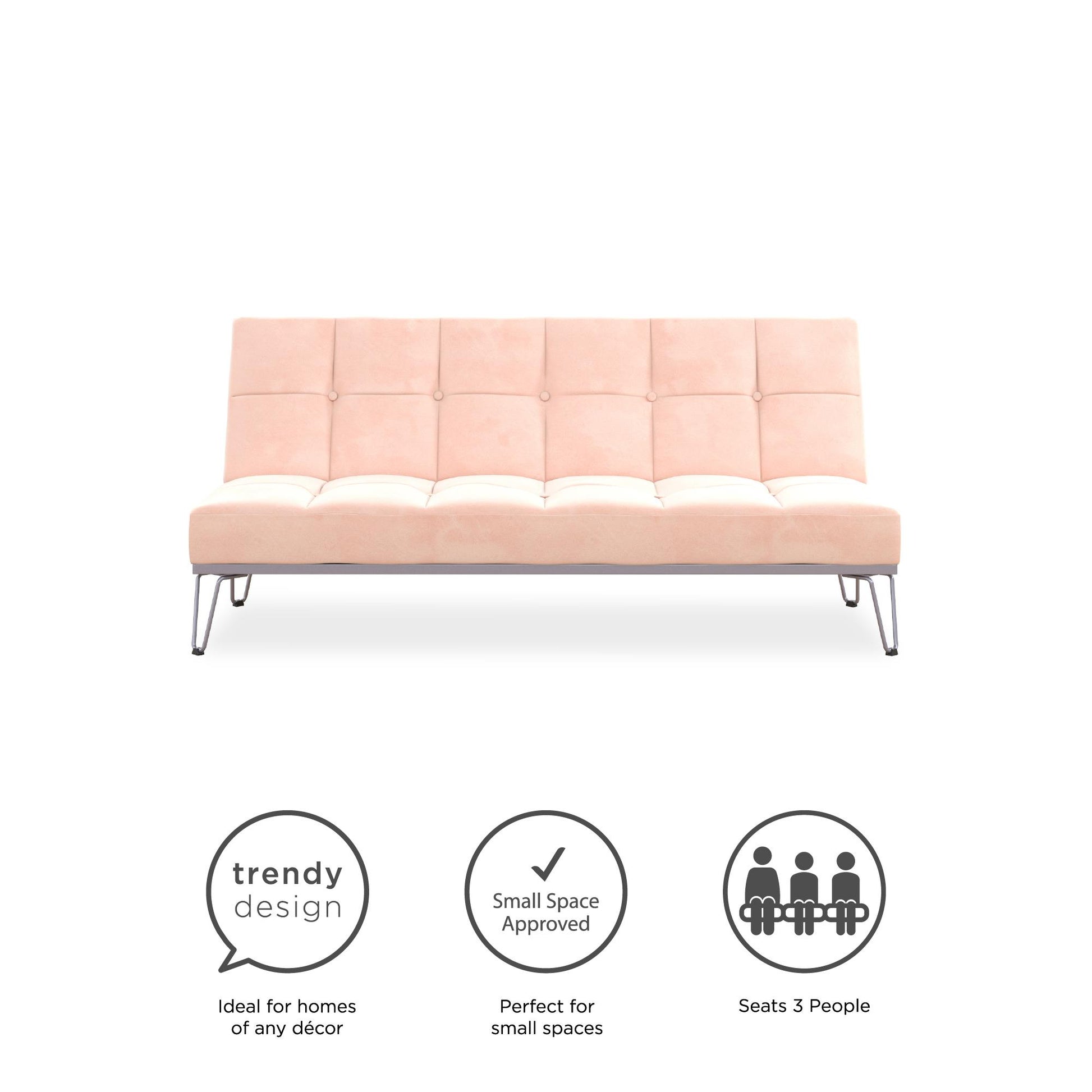Elle Futon - Pink