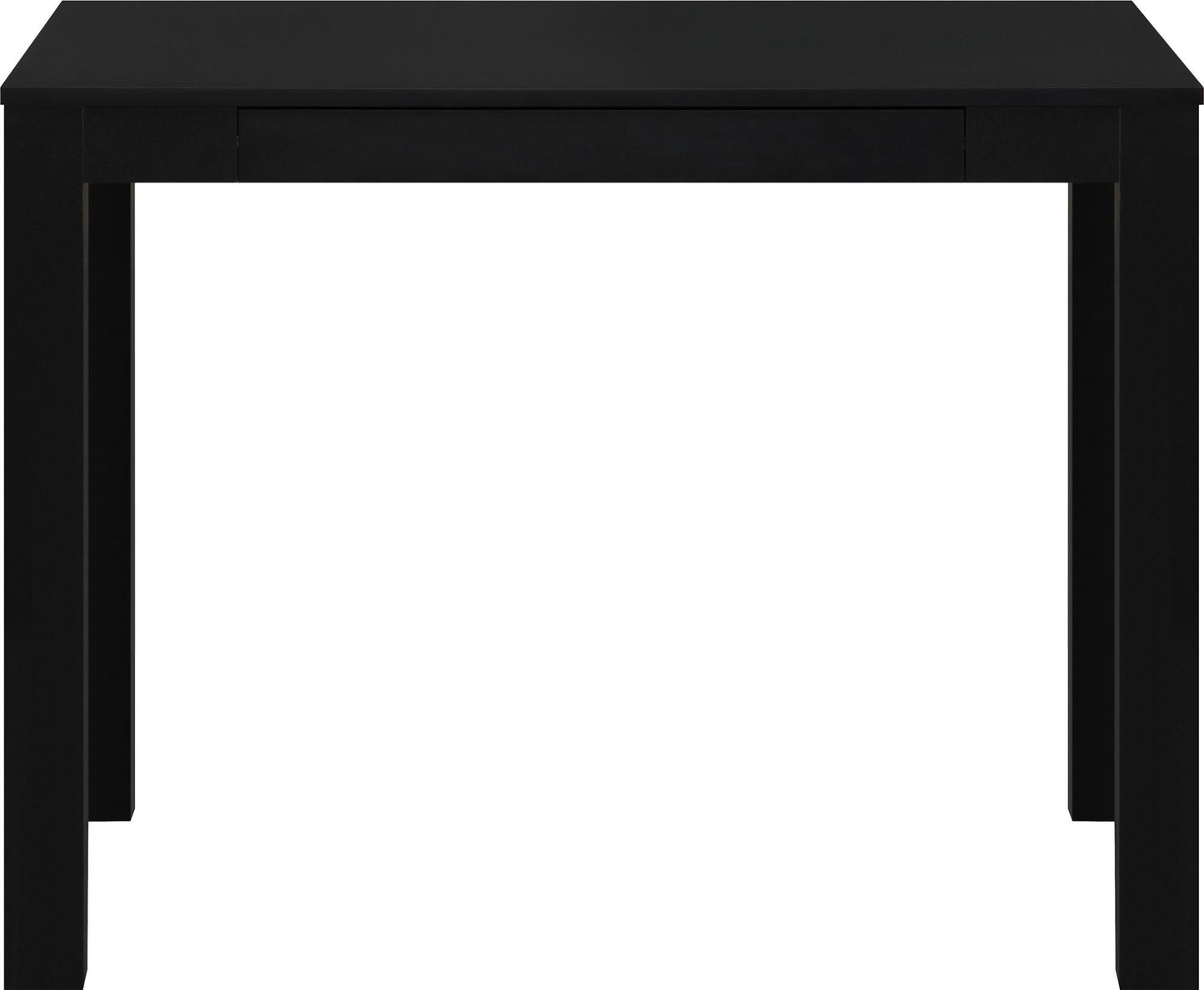 Parsons Minimalistic Desk with Drawer - Black