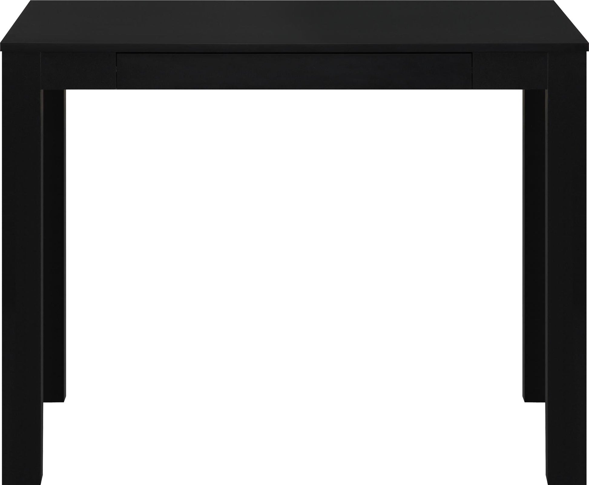 Parsons Minimalistic Desk with Drawer - Black